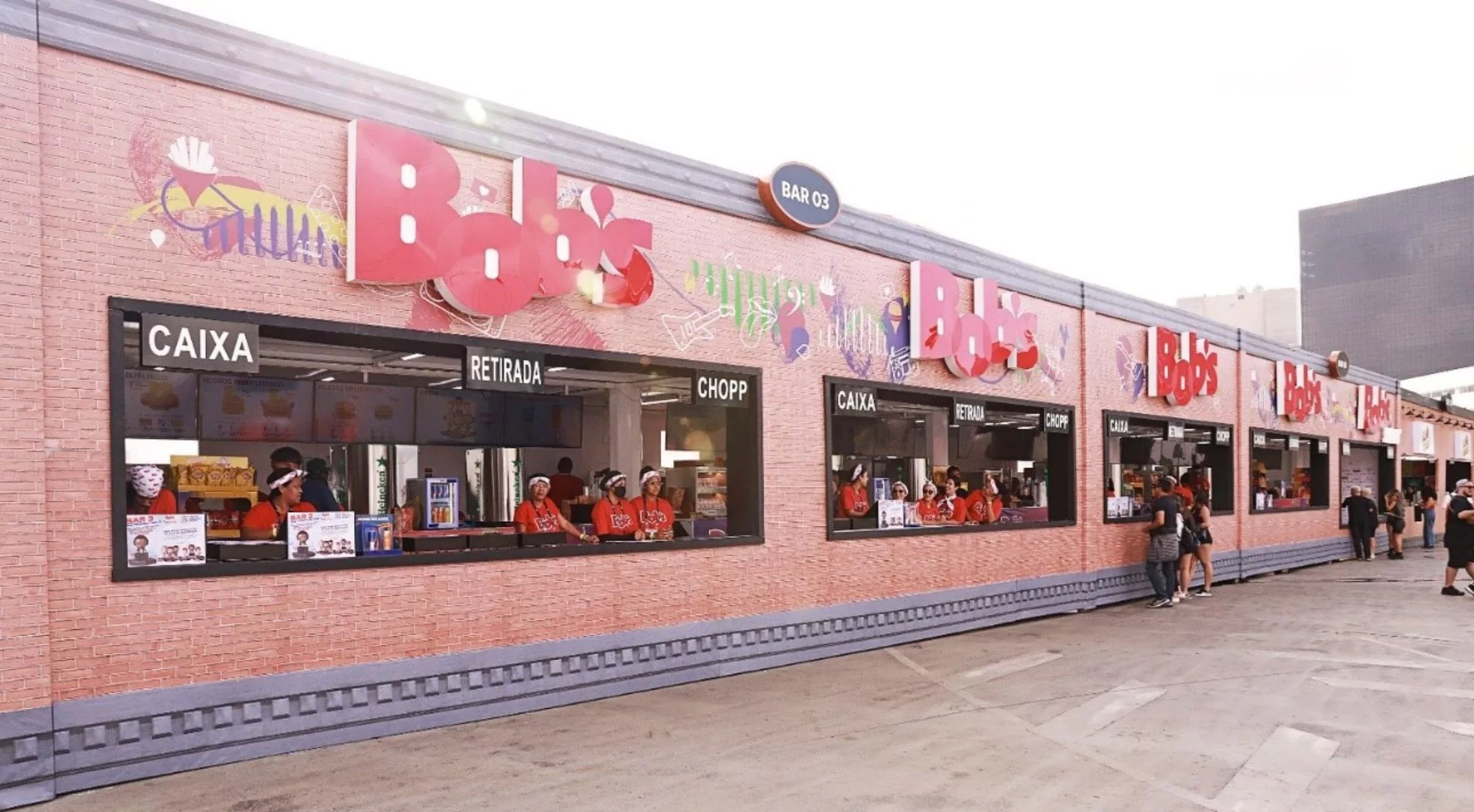 Fachada do Bob's