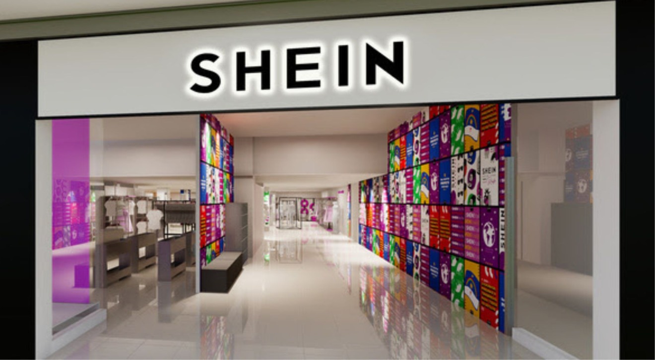 Loja pop-up da Shein em Pernambuco