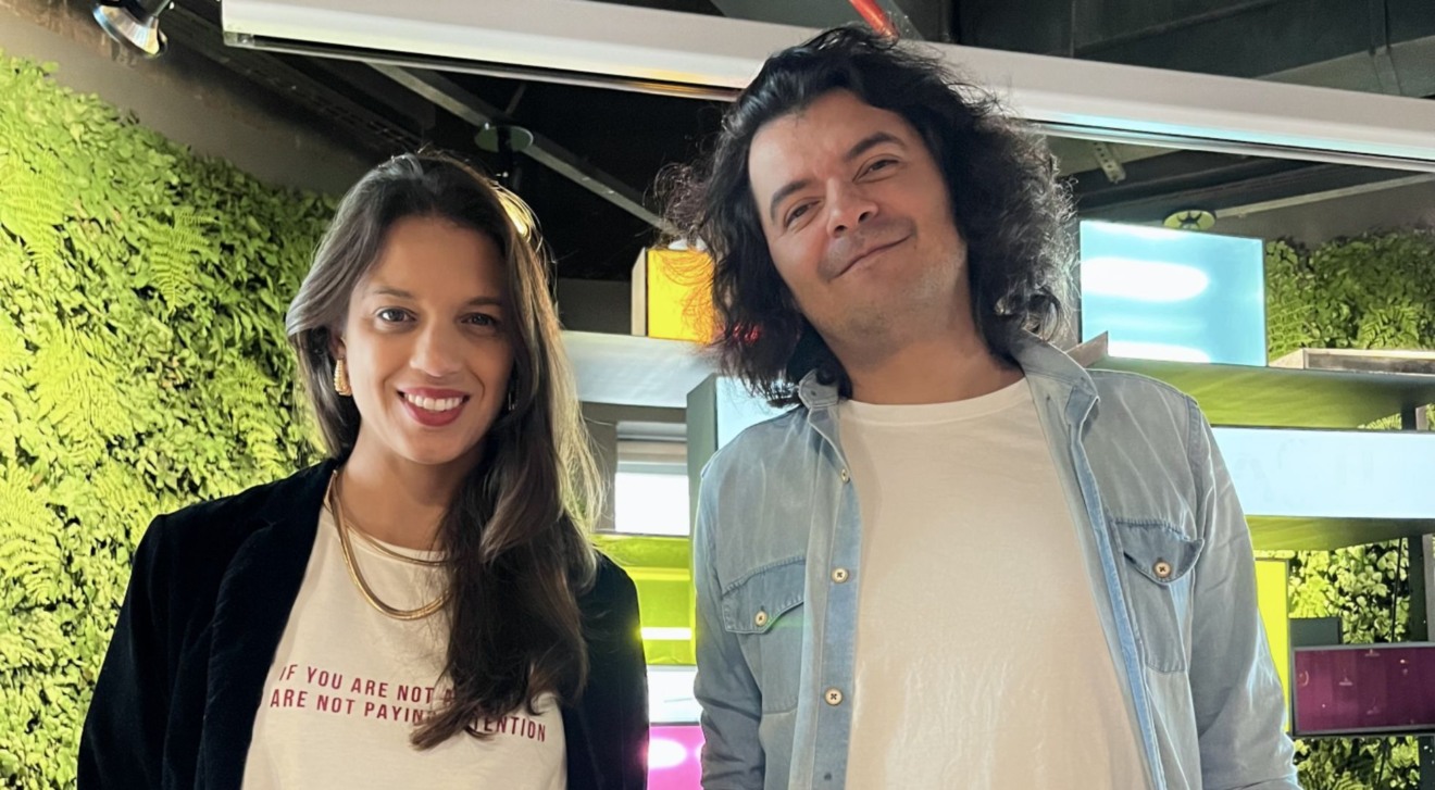Na foto Larissa Lima e Miguel Alvarez Na foto Larissa Lima e Miguel Alvarez