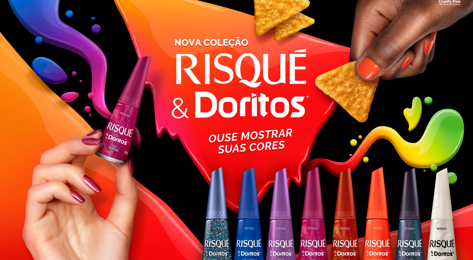 Risqué e Doritos lançam nova coleção de esmaltes