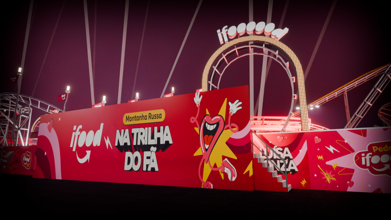 Montanha-russa de iFood no Rock in Rio 2024