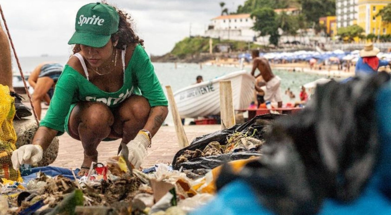 Nova ação de limpeza da Sprite Nova ação de limpeza da Sprite