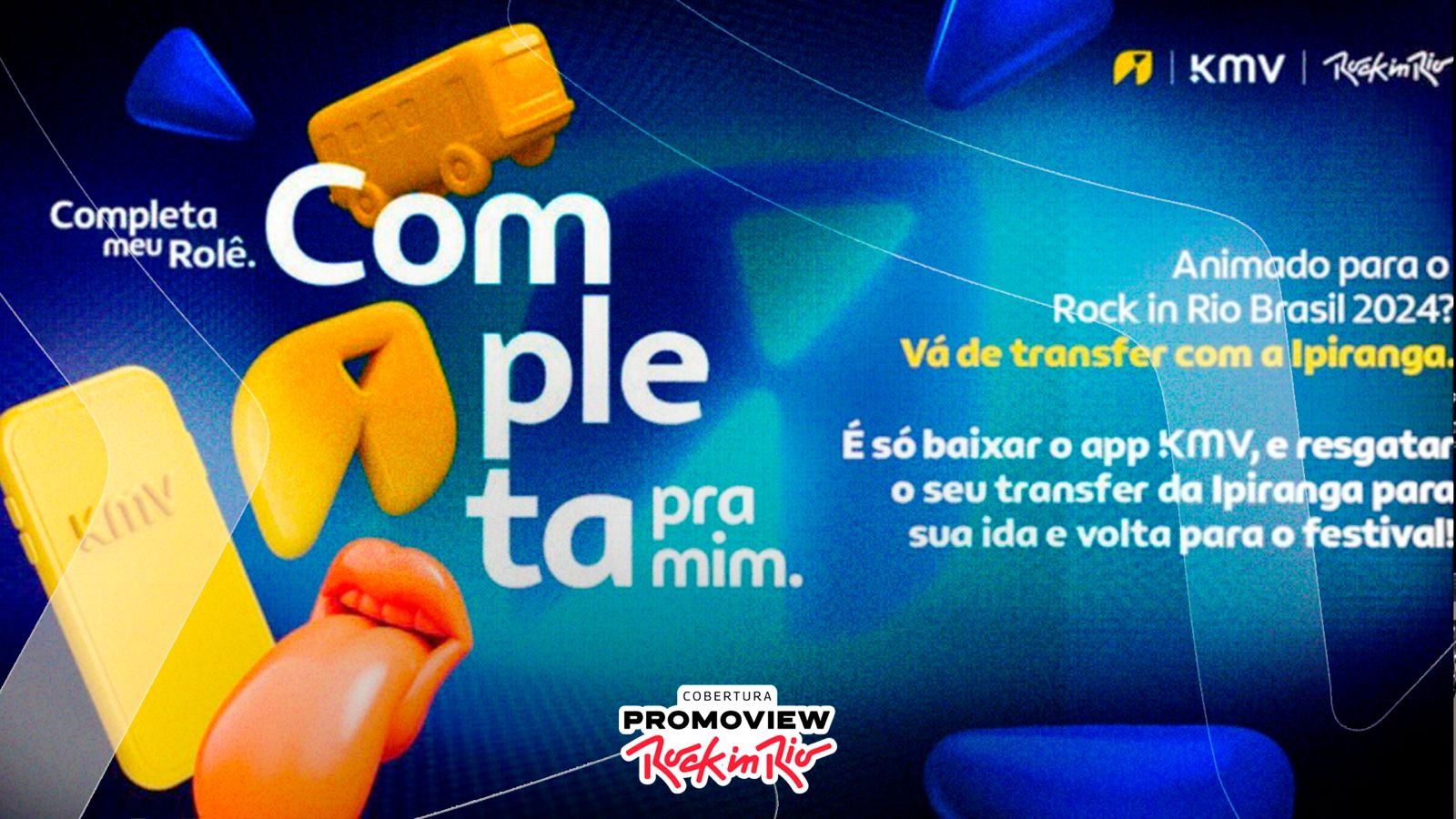 Ipiranga e KMV lançam ação com transfer para o Rock in Rio Brasil 2024