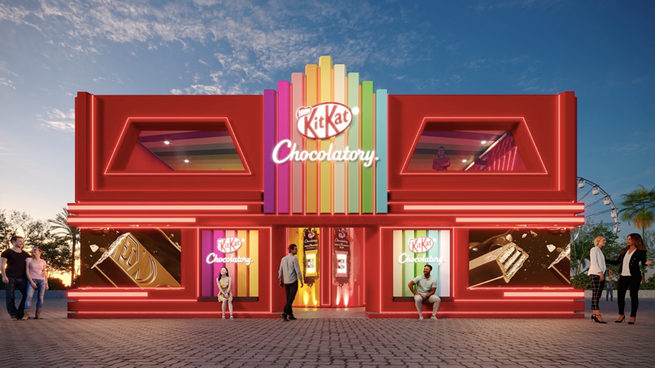 Loja KITKAT Chocolatory no Rock in Rio