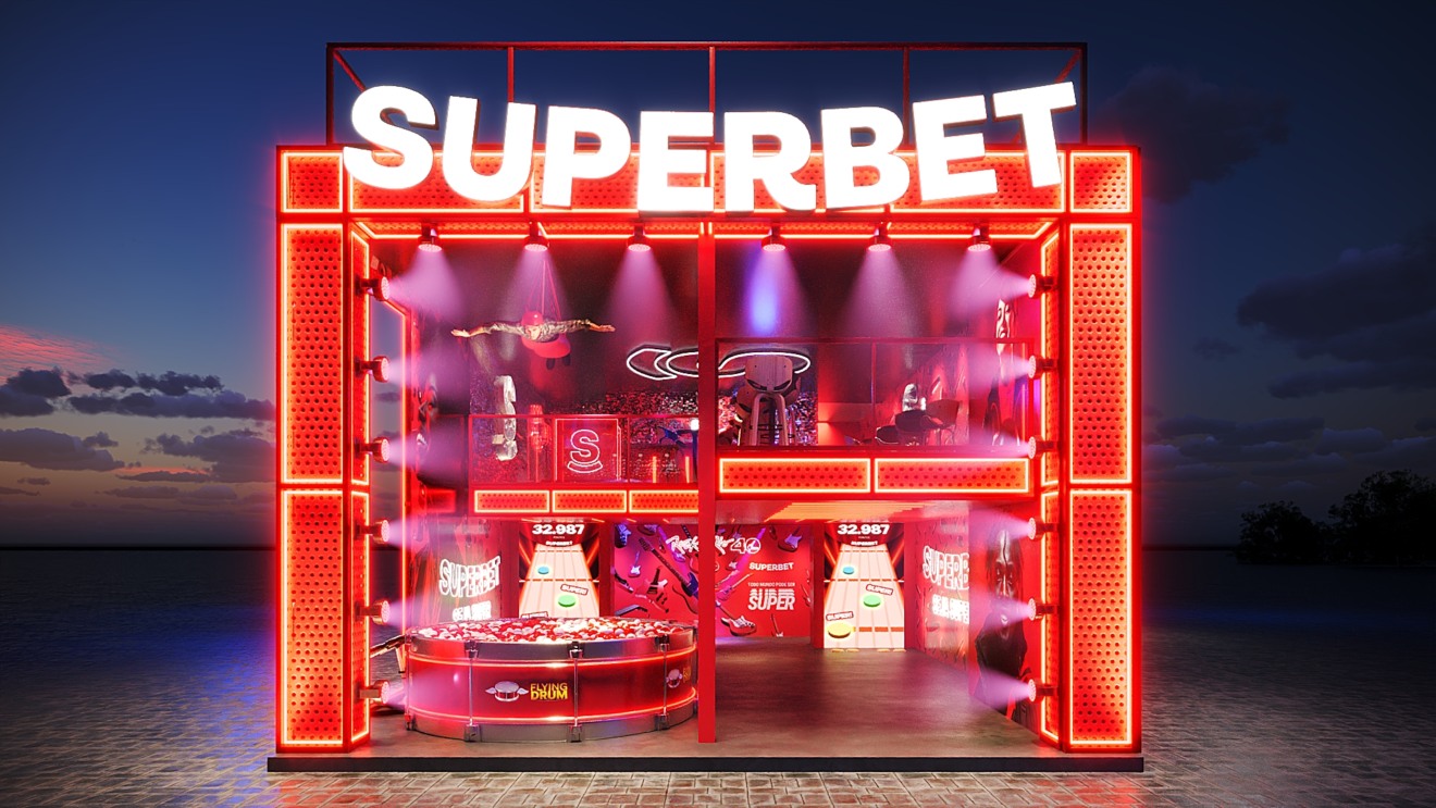 Ativação Superbet no rock in rio