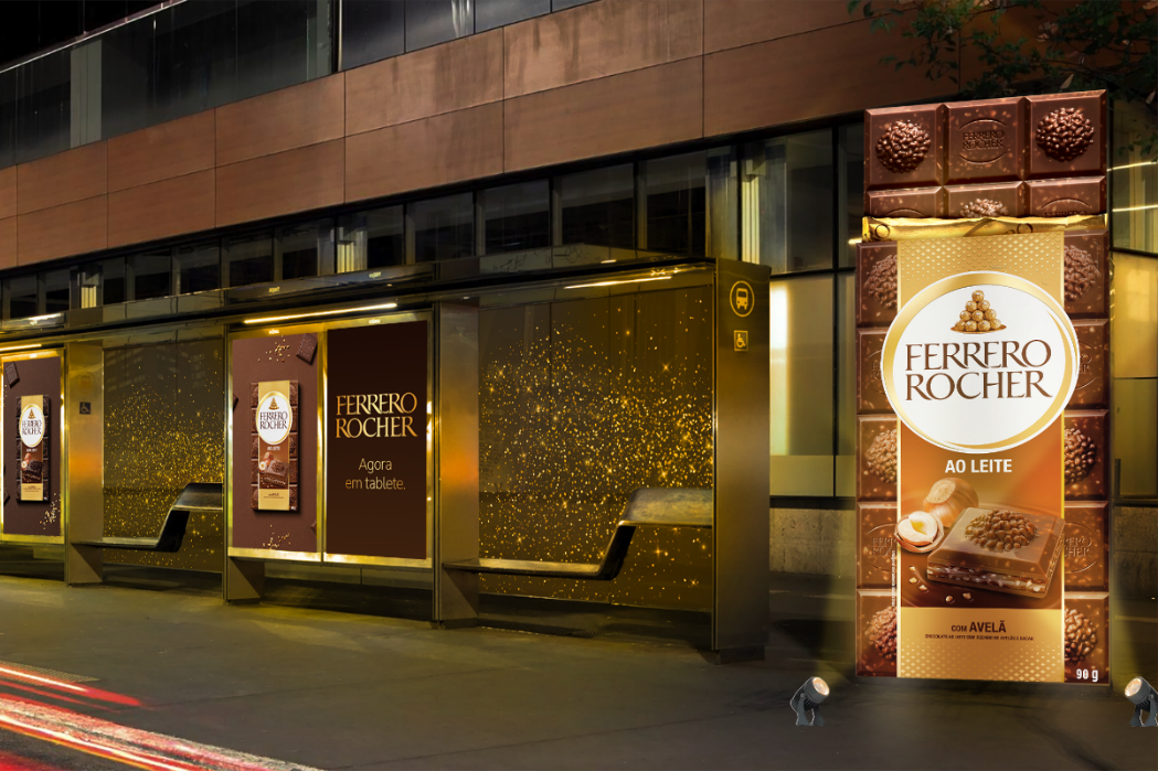 Campanha do lançamento de Ferrero Rocher tablete