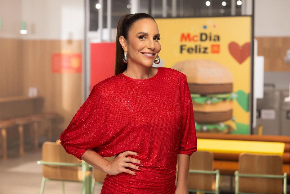 Ivete Sangalo, embaixadora do McDia Feliz