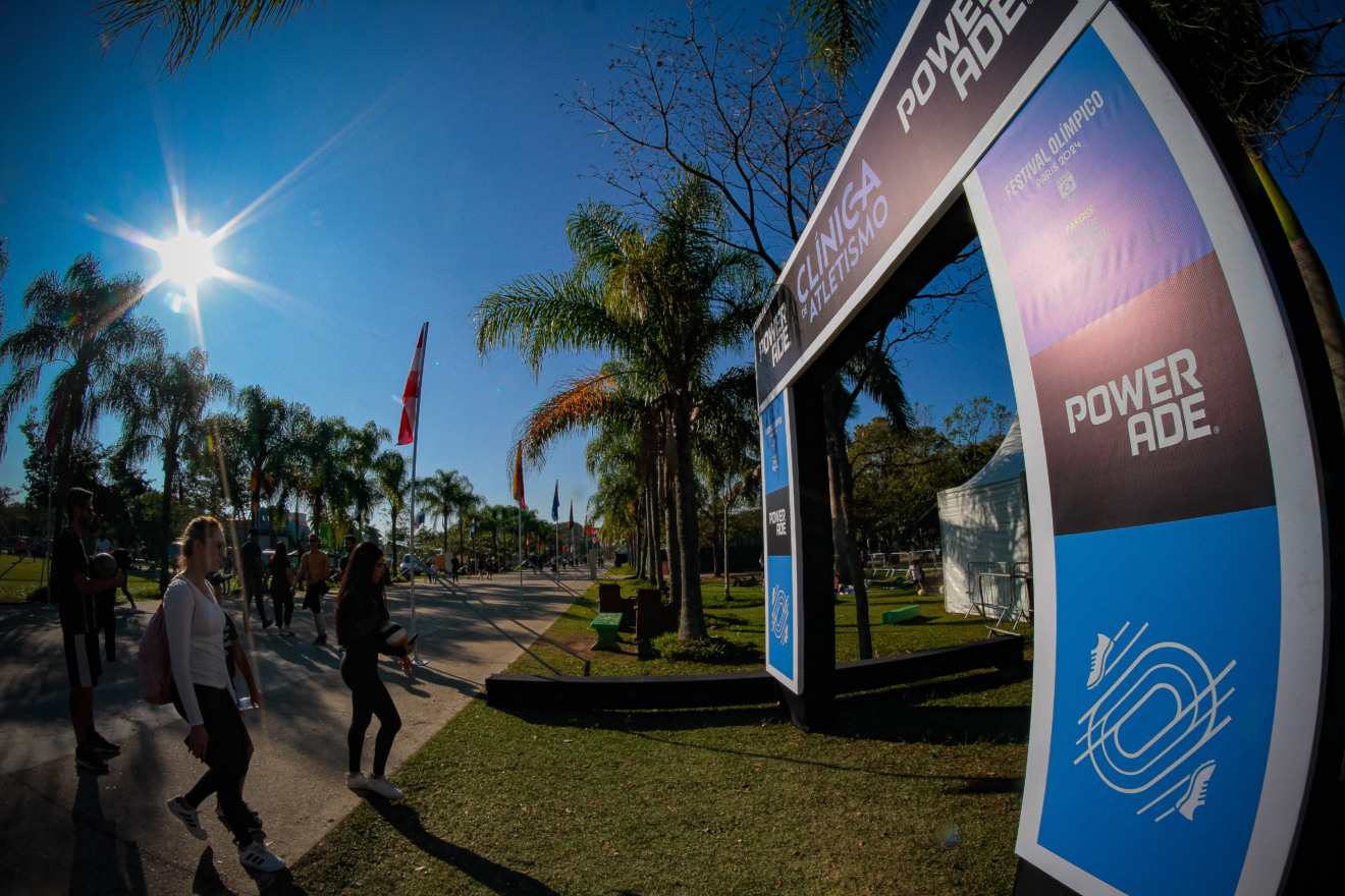 Ativação da powerade no parque time brasil 