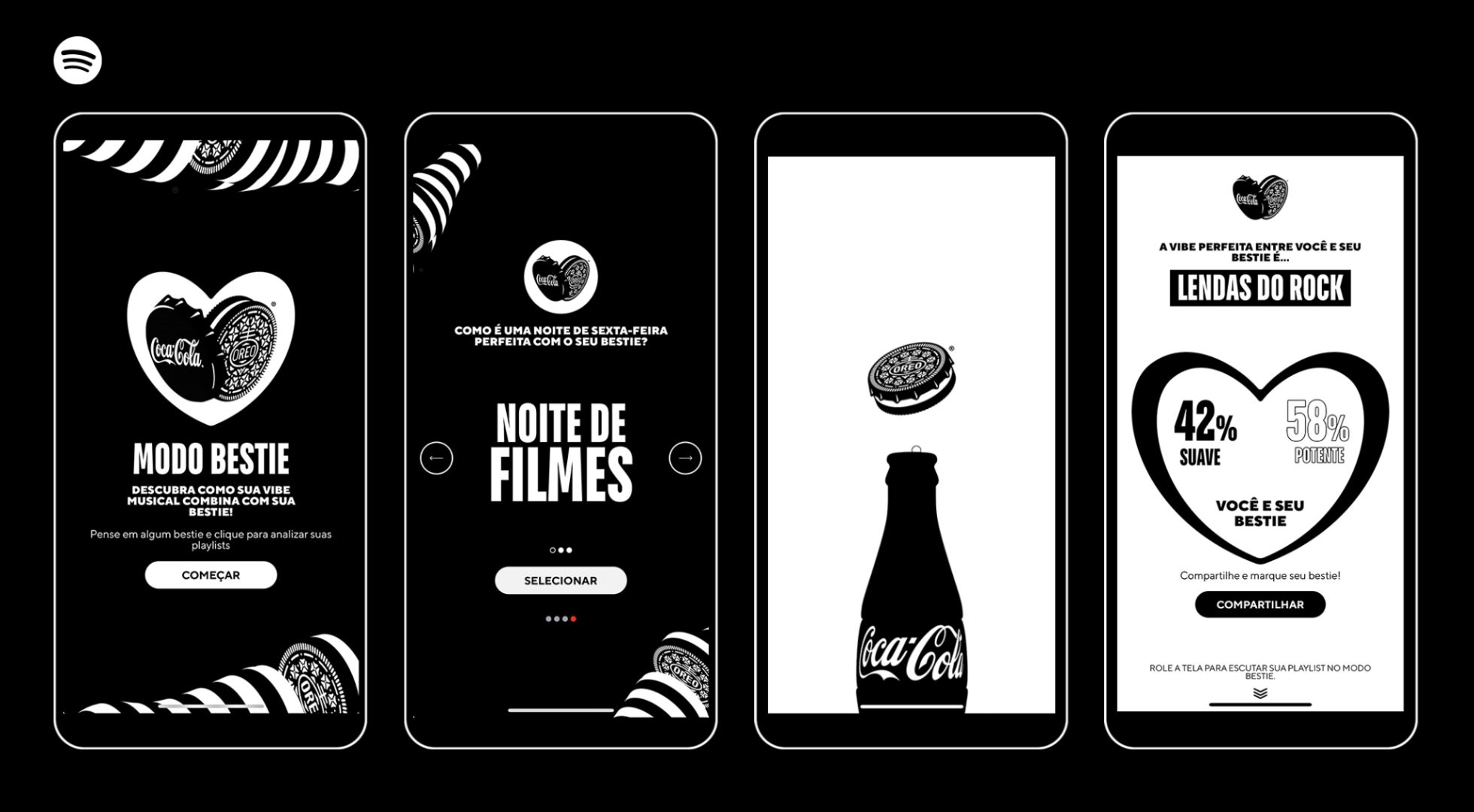 Nova experiência da Coca-Cola, Spotify e OREO