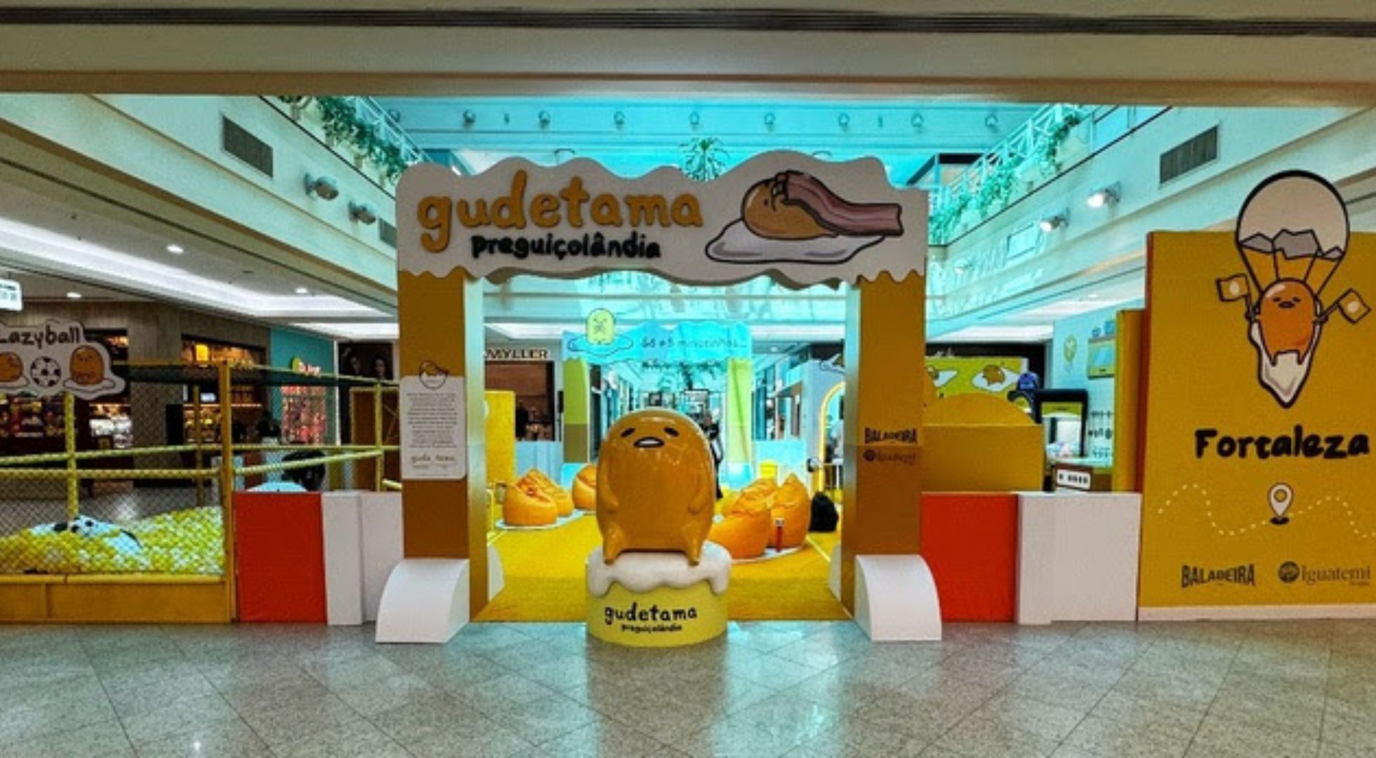 Experiência da Sanrio e Baladeira em Shopping em Fortaleza