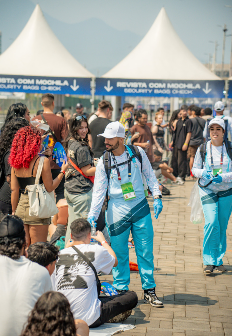 Hidratacao Fila Rock in Rio - Social e Soluções