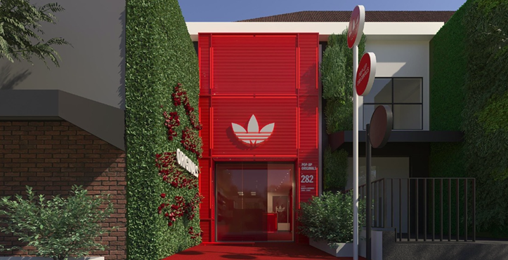 Adidas apresenta loja pop-up em pinheiros