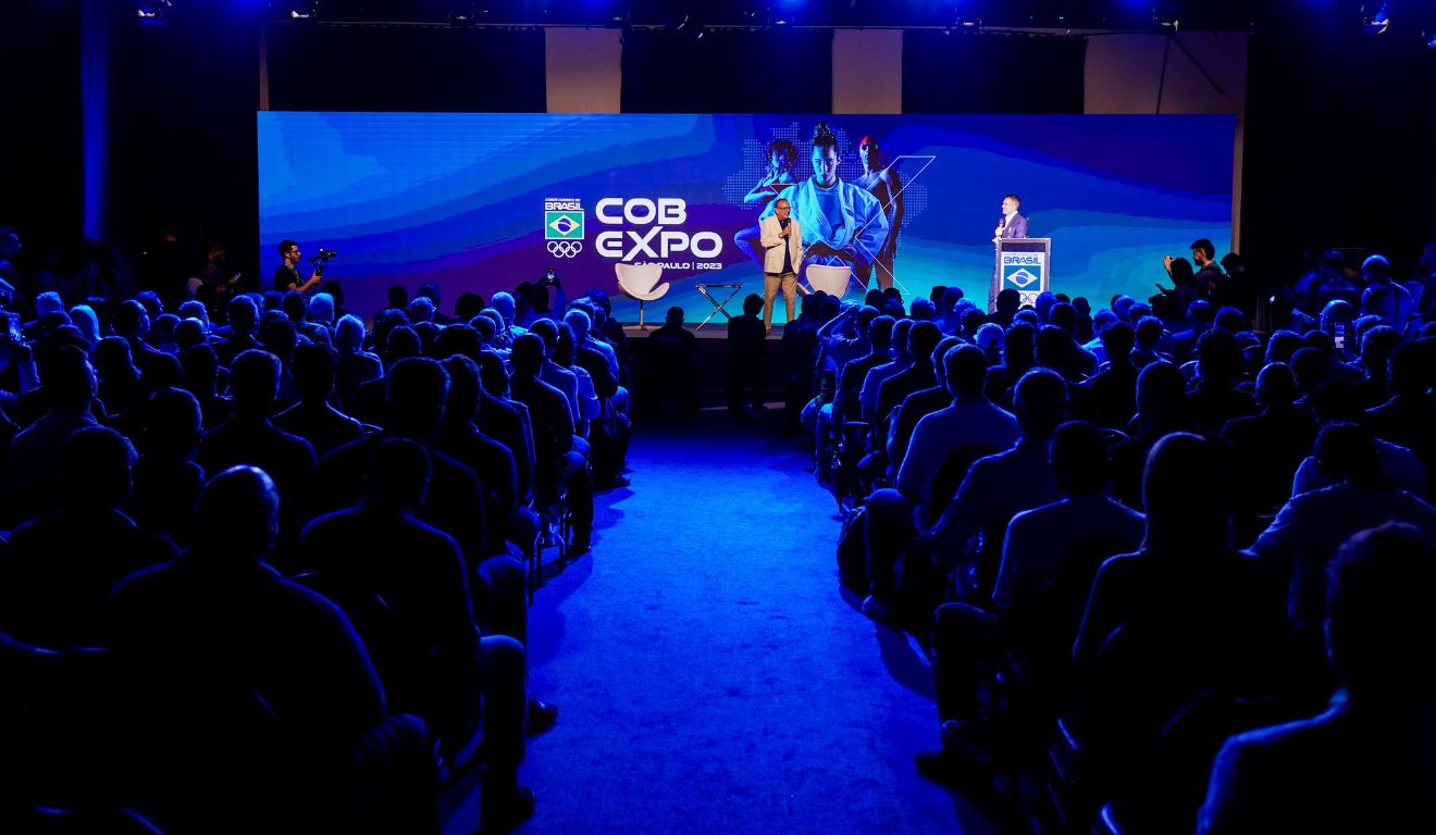 Imagem de uma palestra do COB Expo 2024