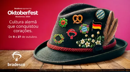 Folder Bradesco no Oktoberfest