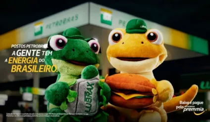 Mascotes da Petrobras ganham pelúcias