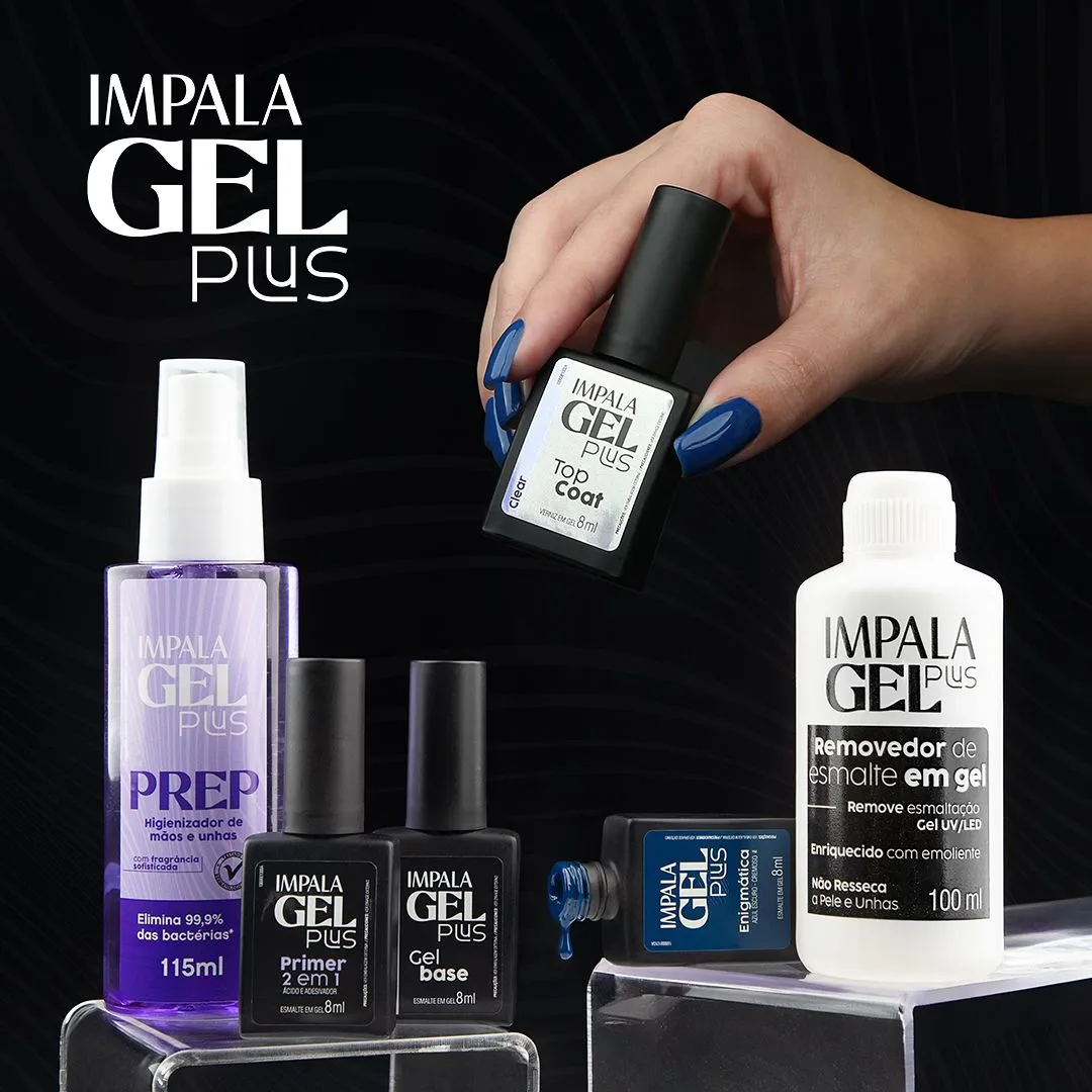 Produtos da linha Impala Gel Plus 