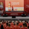 Palco da Amstel no Engenhão em evento de incentivo organizado pela agência Onzex