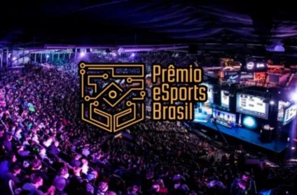 Imagem mostra logomarca do Prêmio eSports Brasil