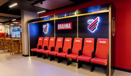 Nova choperia da Brahma e Athletico em Curitiba