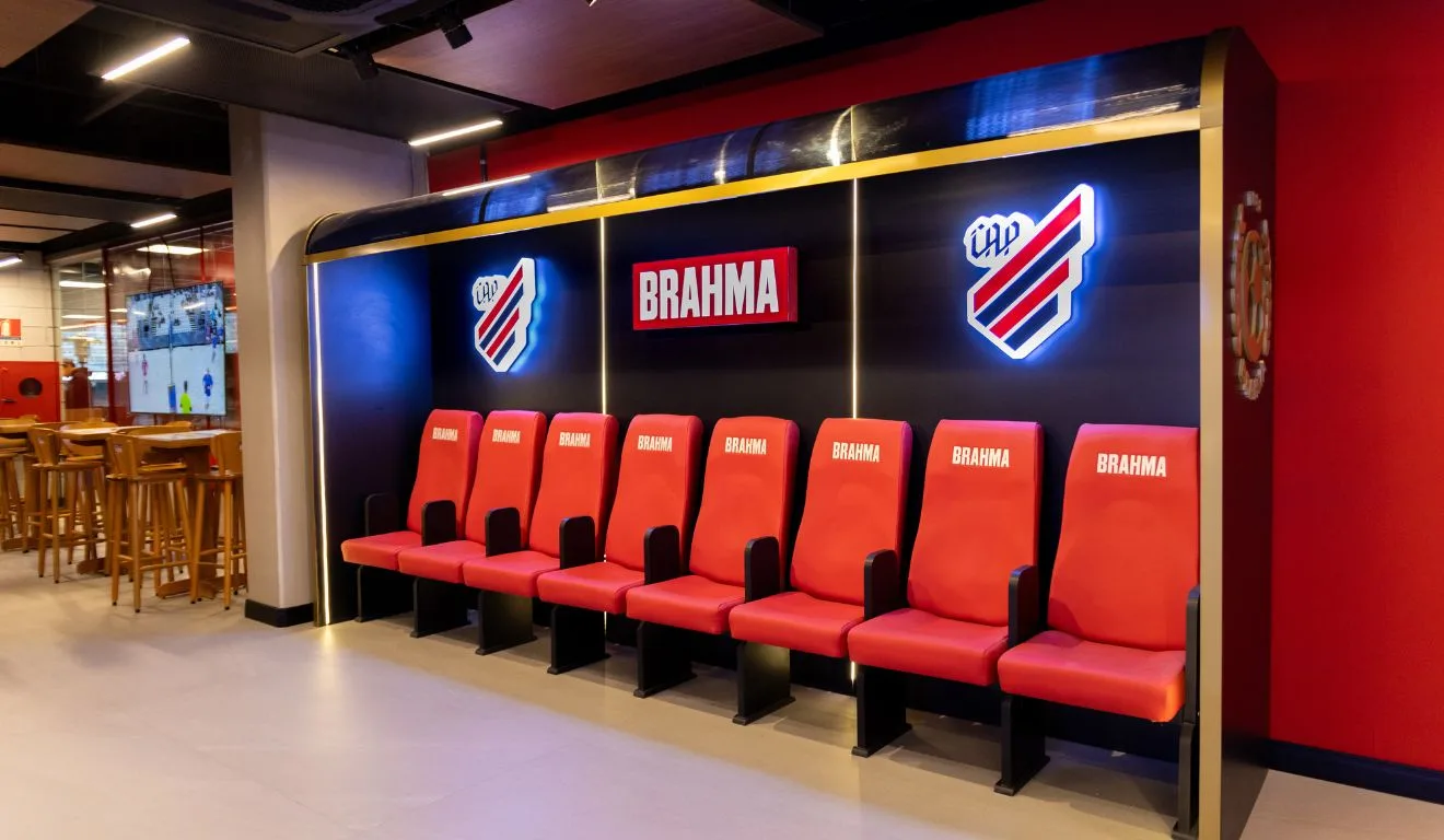 Nova choperia da Brahma e Athletico em Curitiba