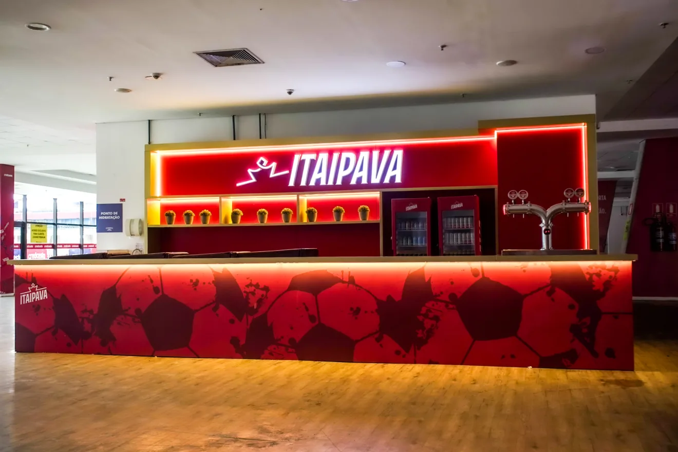 Bar da Itaipava na Arena Fonte Nova, em Salvador