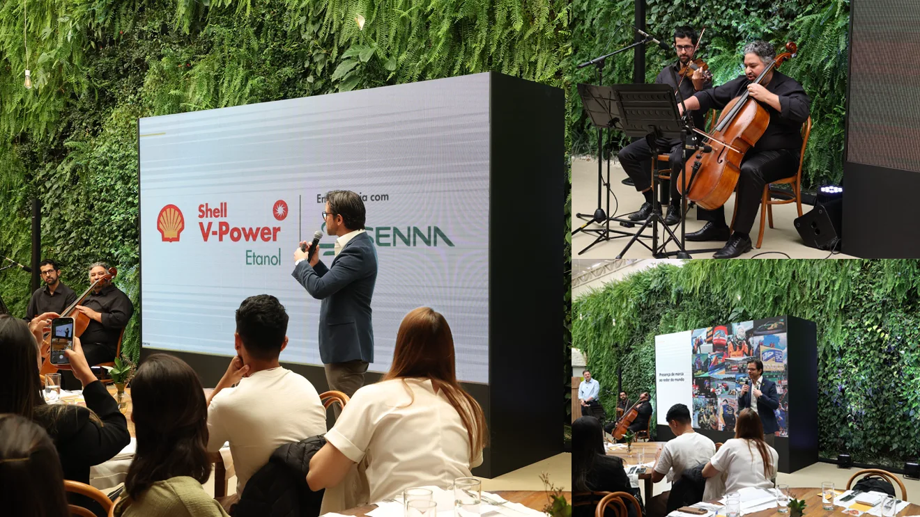 Evento de lançamento do biocombustível premium, o Shell V-Power Etanol, organizado pela agência R8 Live