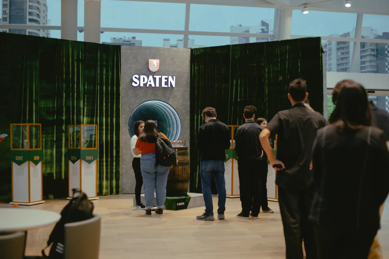 Ativação de Spaten no Shopping Pátio Batel em Curitiba