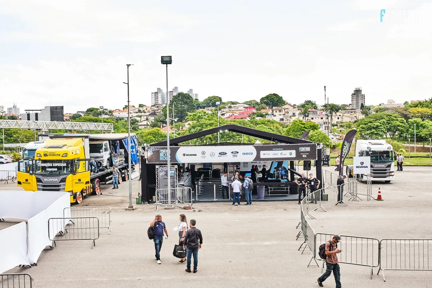 Fenatran experience oferece test drive de diferentes caminhões no São Paulo Expo