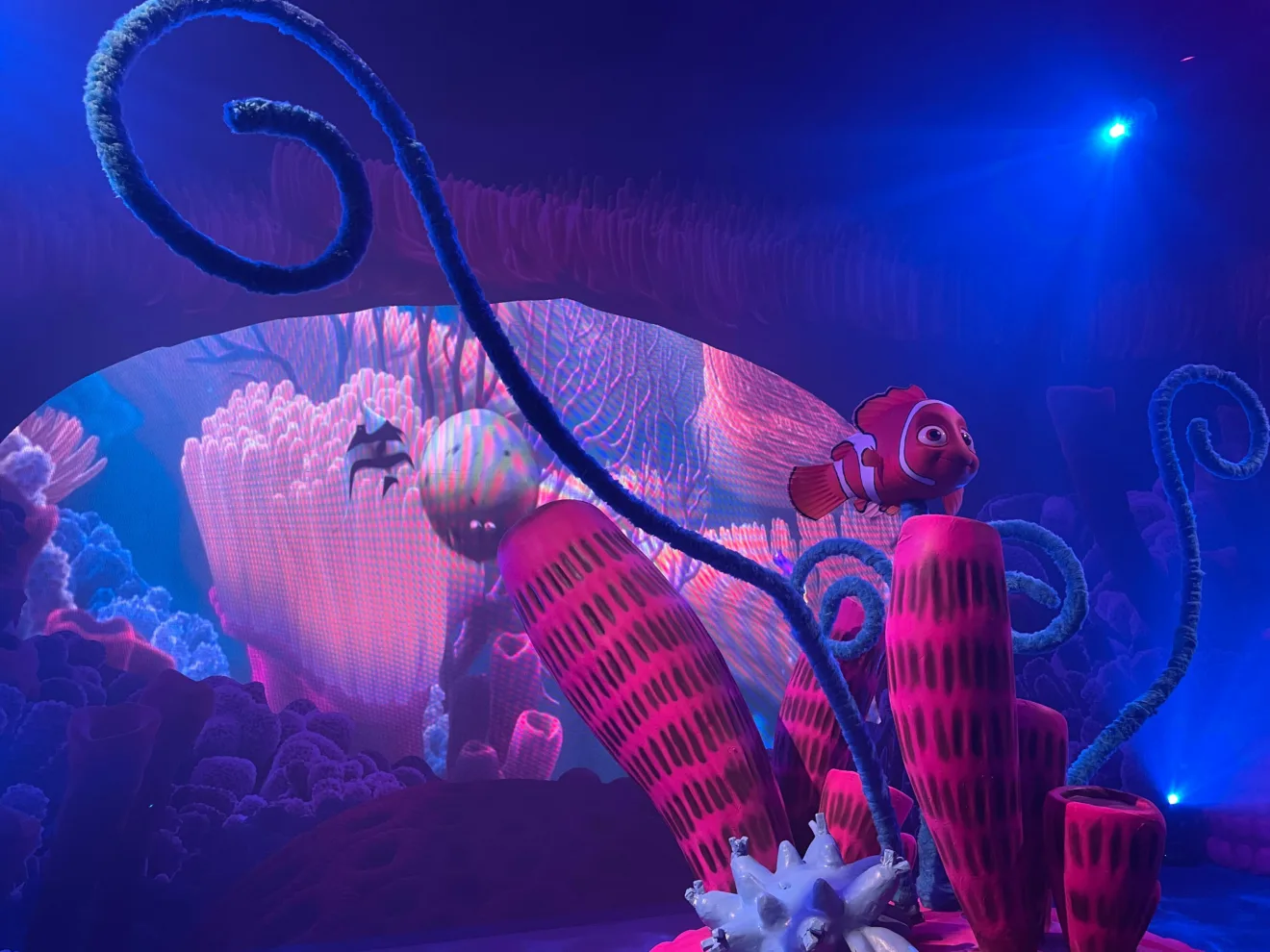 Sala do Nemo no Mundo Pixar em Curitiba