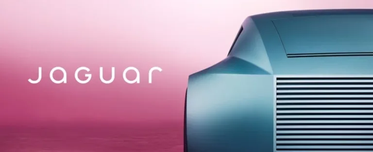 Imagem mostra diversas partes do rebranding da Jaguar