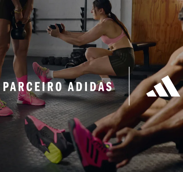 Banner mostra o programa de afiliados da Adidas