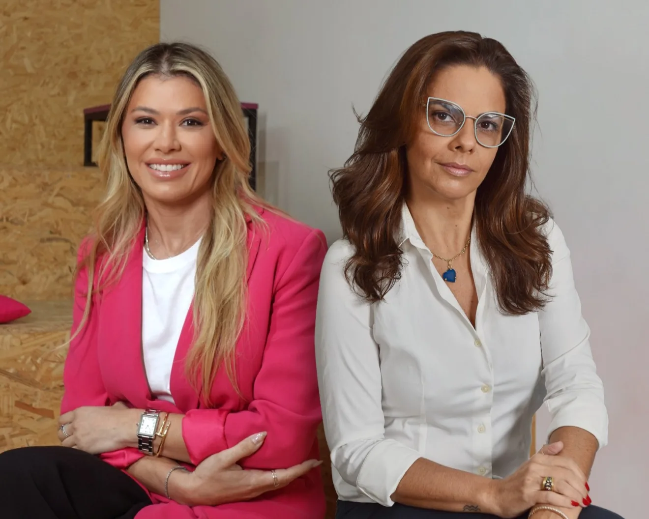 Brenda Maia, CEO da Eagle Agência, e Anna Luiza Miranda, diretora de Inovação, Produtos e Marketing da Roadcard