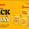 Banner mostra divulgação de promoções da Bauducco para o fim de ano