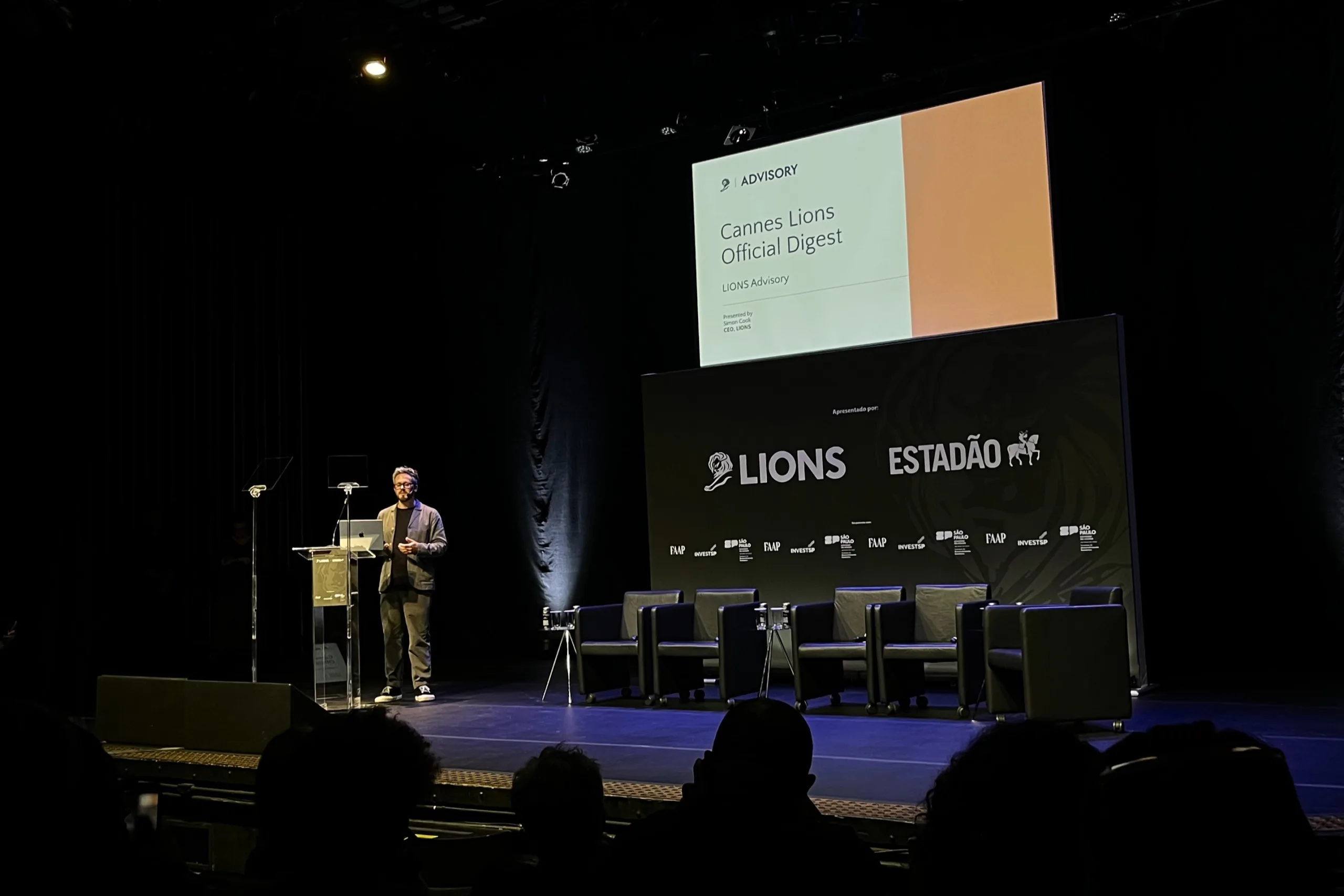 Simon Cook, CEO do Cannes Lions em evento exclusivo