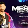 Imagem mostra banner da The Messi Experience World Tour