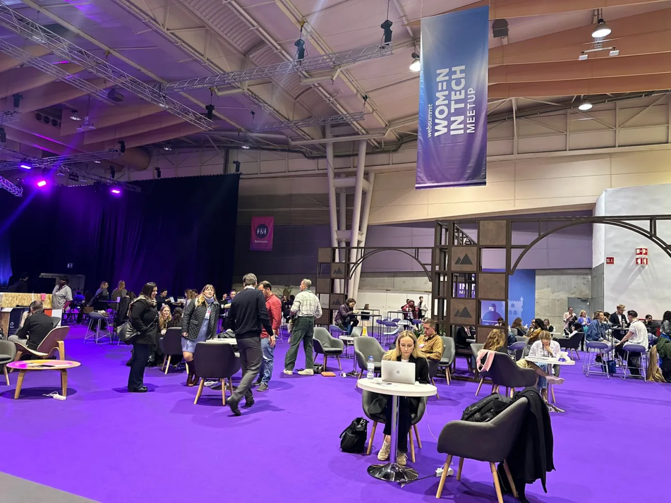 Women in tech no Web Summit Lisboa.