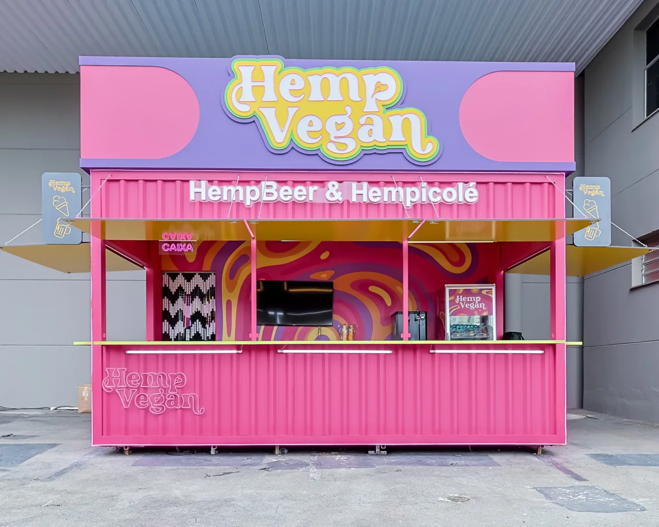 Food truck da Hemp Vegan na Expo Cannabis