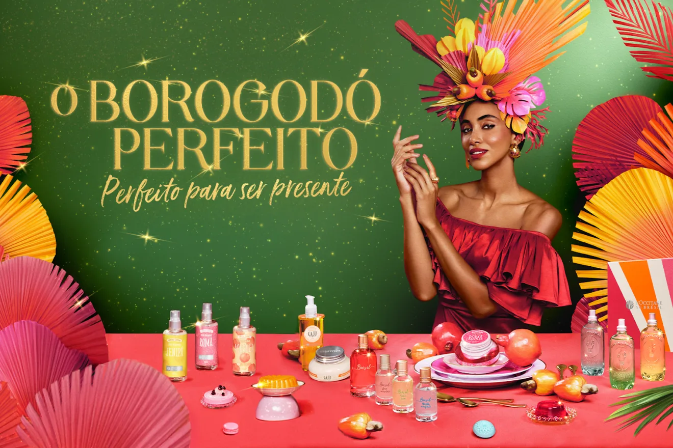 Nova campanha da L'Occitane au Brésil, que ressalta o "borogodó" do nosso país