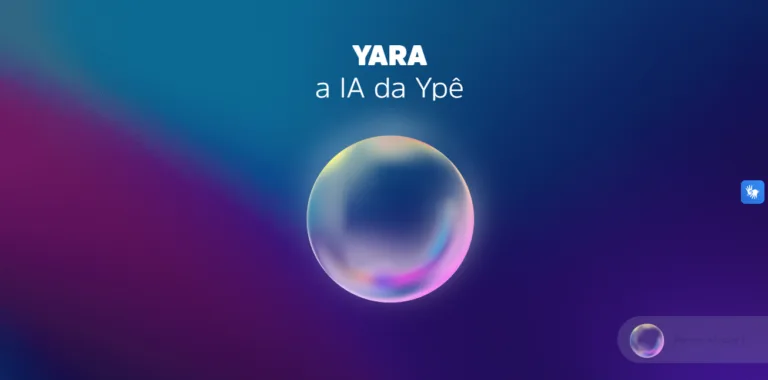 Imagem mostra ela inicial da Yara, a IA de auxílio à limpeza da Ypê