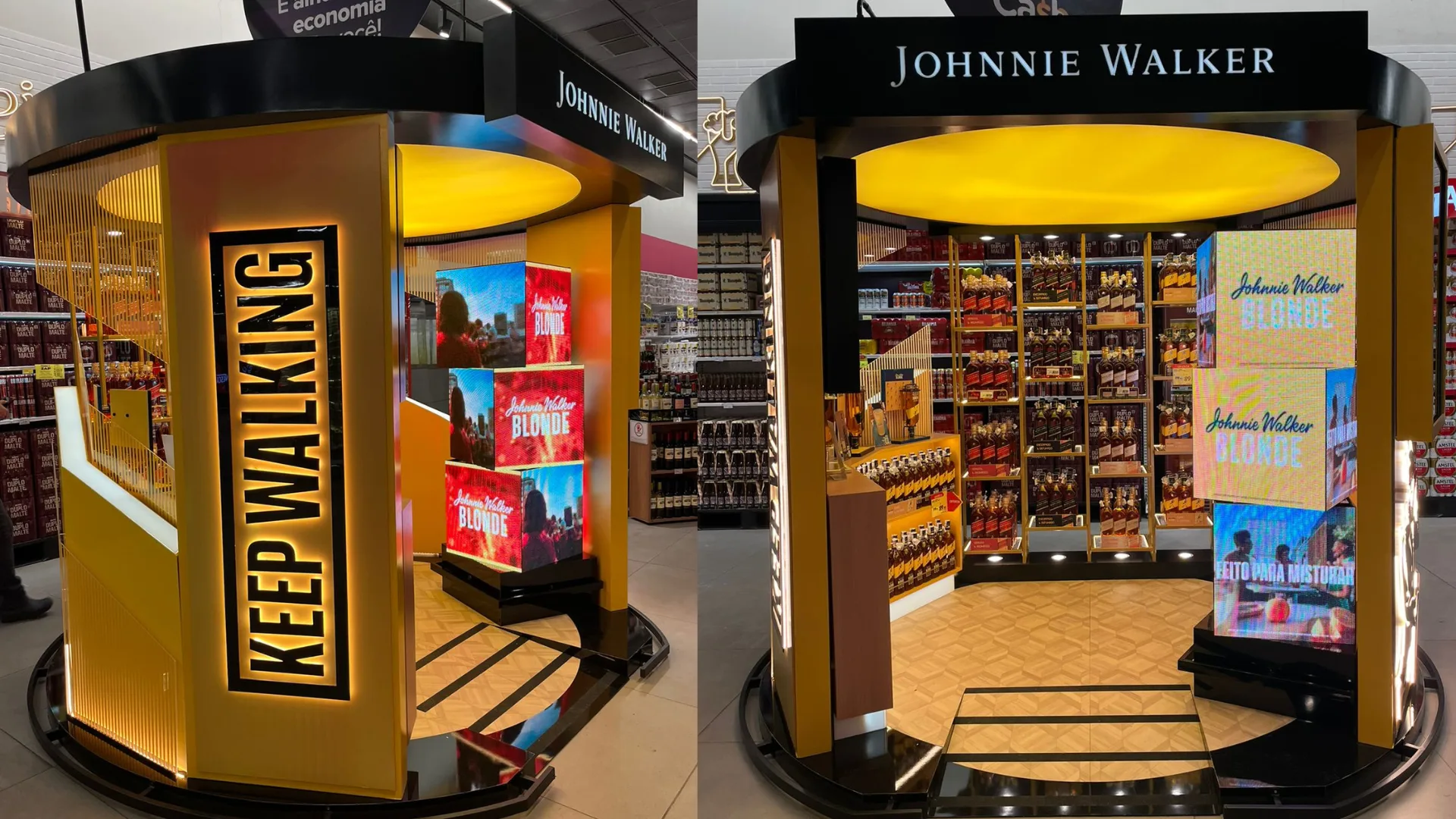 Johnnie Walker ativação carrefour