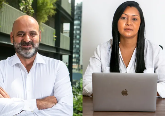 Renato-Amaral, CEO da TSBetc e Catarina Eiko, diretora de Expansão Internacional da TSBetc. 