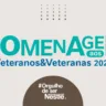 No card está escrito "Homenagem aos Veteranos&Veteranas 2024" com a #orgulho de ser Nestlé sob um fundo cinza