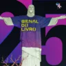 Banner mostra divulgação da Bienal do Livro Rio 2025, patrocinada pela Shell