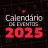 Capa do calendário de eventos de 2025