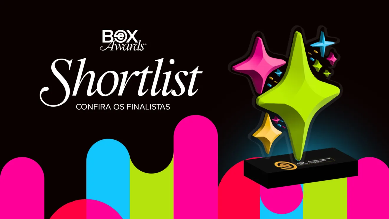 Arte de divulgação do shorlist do BeX Awards