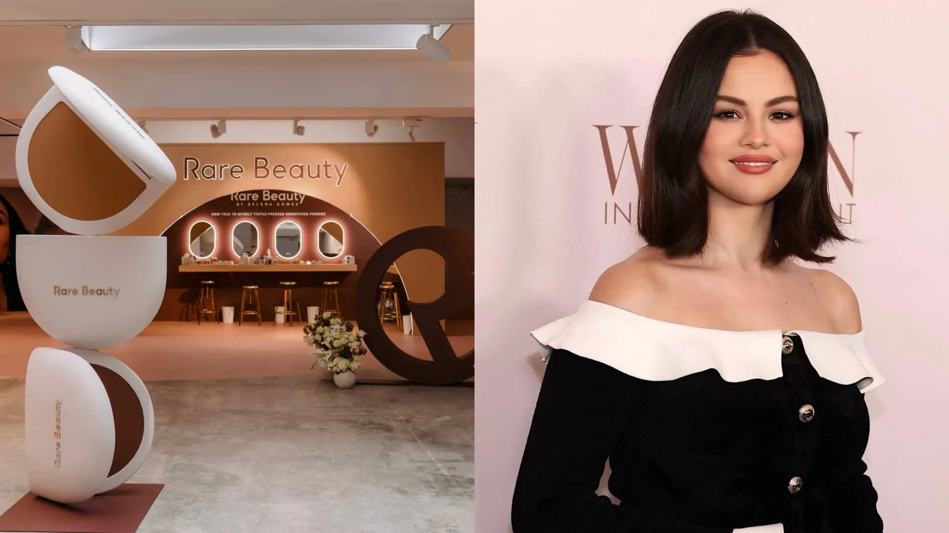 Selena Gomez celebra cinco anos de álbum com loja pop-up da Rare Beauty