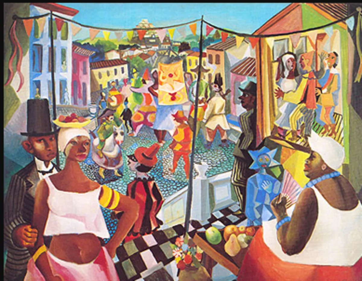 Quadro “Carnaval” (1965), de Emiliano Di Cavalcanti