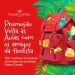 Folder de divulgação da nova promoção da faber-castell