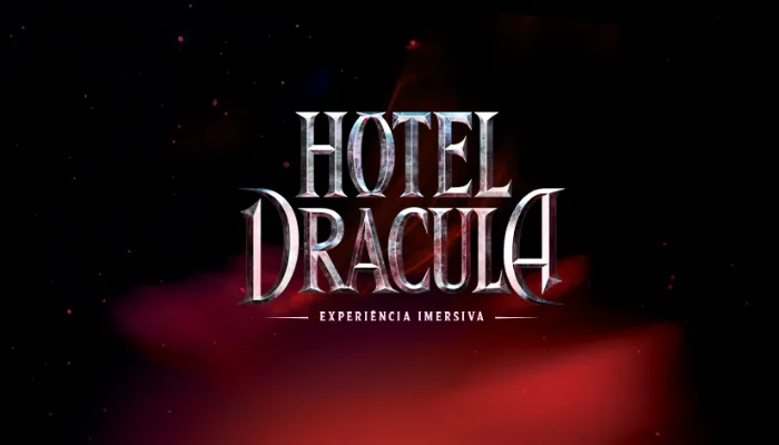 Cartaz de divulgação da experiência Hotel Drácula