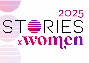 Folder de inscrição para STORIES X WOMEN